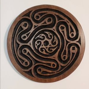 Hecate’s Wheel Wood Carving